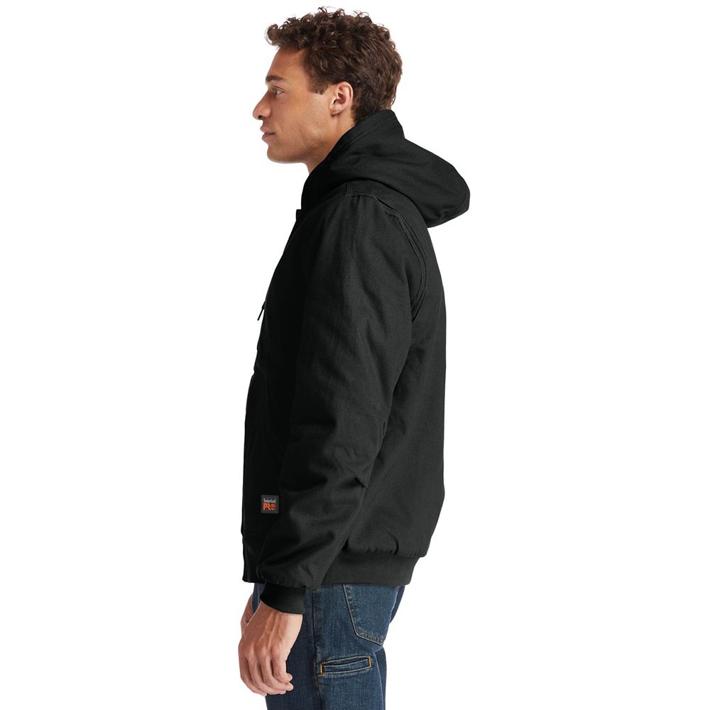 Chaquetas Timberland Hombre Pro® Gritman Lined, Sin Capucha Lona Negras - Chile VAI-924067